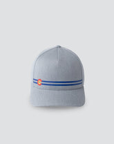Heather Grey Travis Mathew Side Cut Snapback Hat