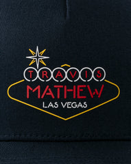 Dark Blue Travis Mathew Neon Magic Snapback Hat