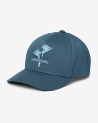 Dark Teal Travis Mathew Change Of Topic Snapback Hat