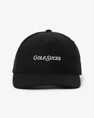 Black Travis Mathew Golf Sucks Snapback Hat