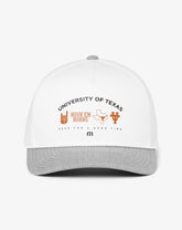 White Travis Mathew UT Austin Defensive Line Snapback Hat