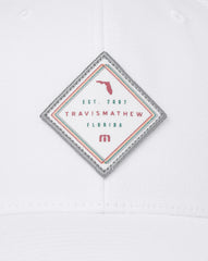 White Travis Mathew Loan Shark Snapback Hat