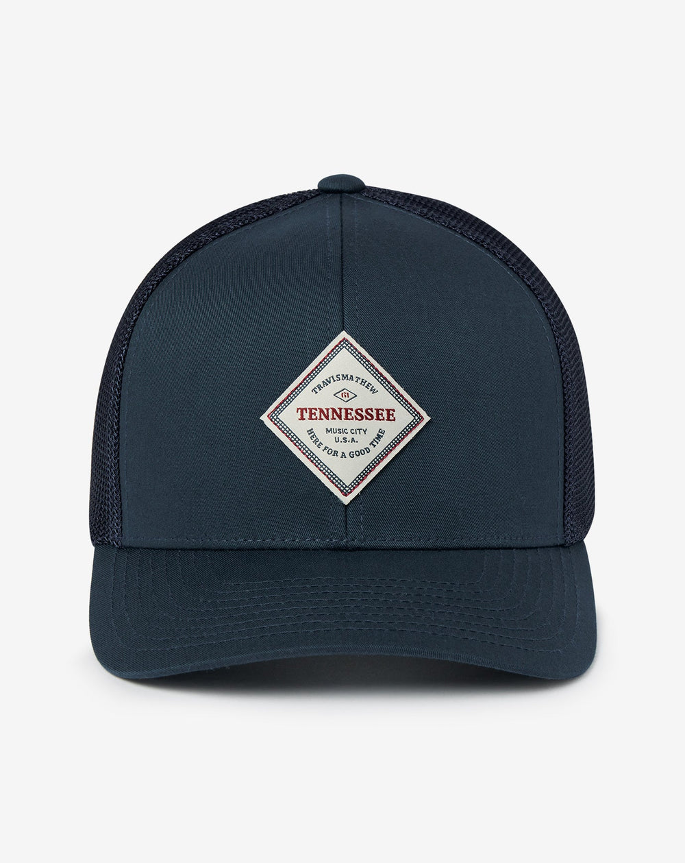 Navy Travis Mathew All Up In My Grill 2.0 Snapback Hat