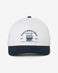 White Travis Mathew Firecracker Fiesta Snapback Hat