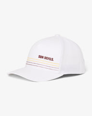 White Travis Mathew ASU Drum Major Snapback Hat