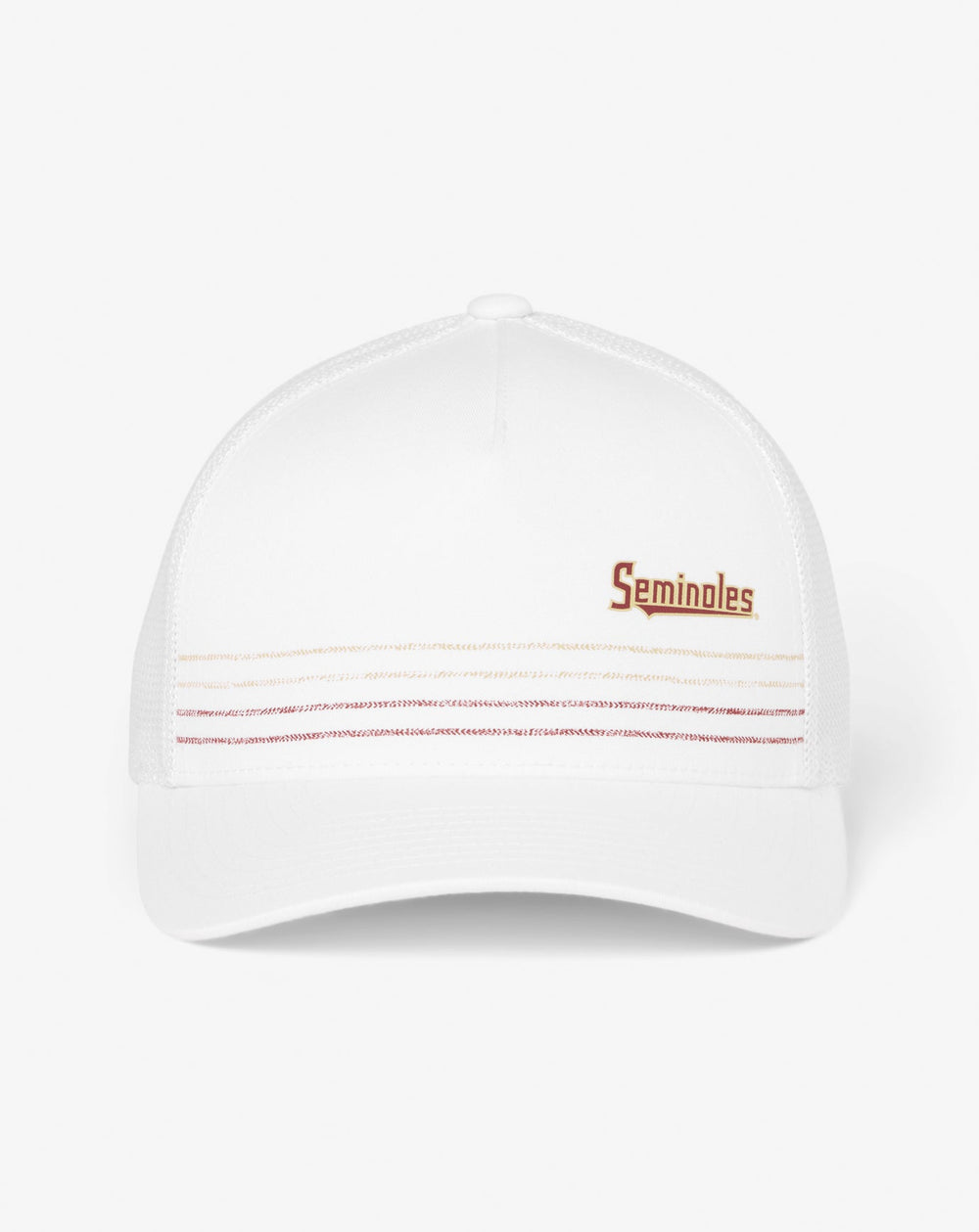 White Travis Mathew FSU Drum Major Snapback Hat