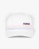 White Travis Mathew Florida Drum Major Snapback Hat