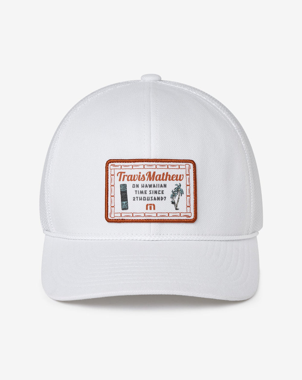 White Travis Mathew Haupaia Pie Snapback Hat