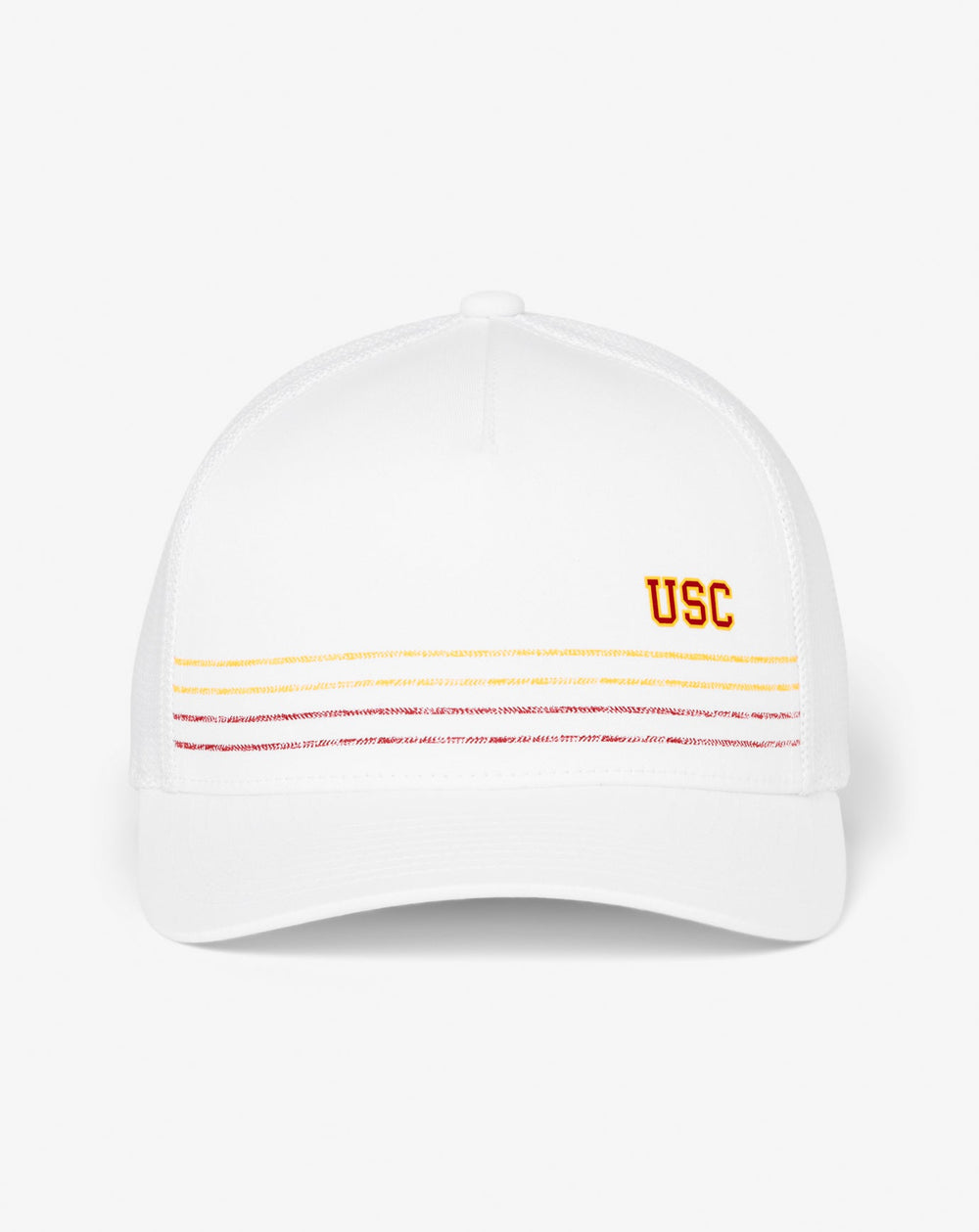 White Travis Mathew USC Drum Major Snapback Hat