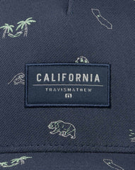 Blue Nights Travis Mathew Sausalito Snapback Hat