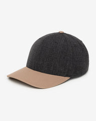 Heather Black/Portabella Travis Mathew Go Around Snapback Hat