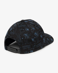 Black Travis Mathew Dorsal Fin Snapback Hat