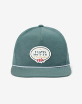 Silver Pine Travis Mathew Patron Badge Snapback Hat