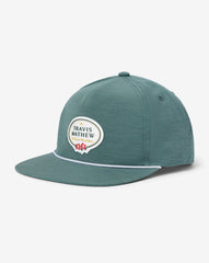 Silver Pine Travis Mathew Patron Badge Snapback Hat