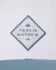 White Travis Mathew Base Fare Snapback Hat