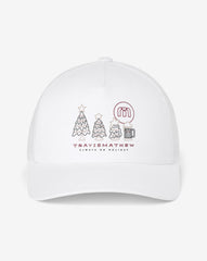 White Travis Mathew Gifting Snapback Hat