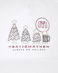 White Travis Mathew Gifting Snapback Hat