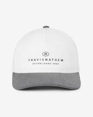 White Travis Mathew Bike Tour Snapback Hat
