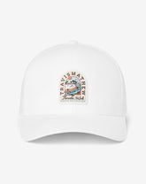 White Travis Mathew Gator Glade Snapback Hat
