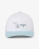 White Travis Mathew Full Send Feb Snapback Hat
