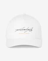 White Travis Mathew On Target Snapback Hat