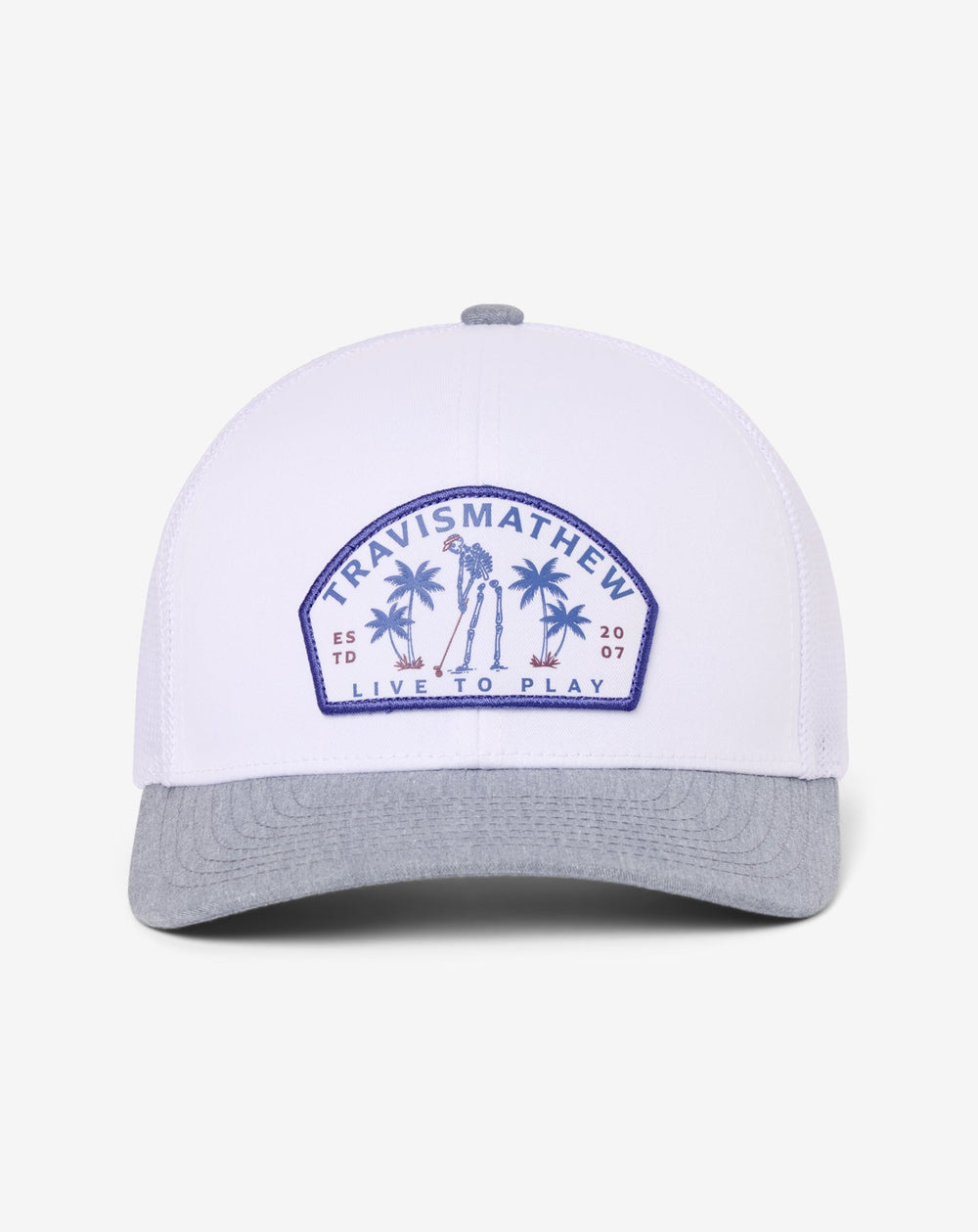 White Travis Mathew Dark Ages Snapback Hat