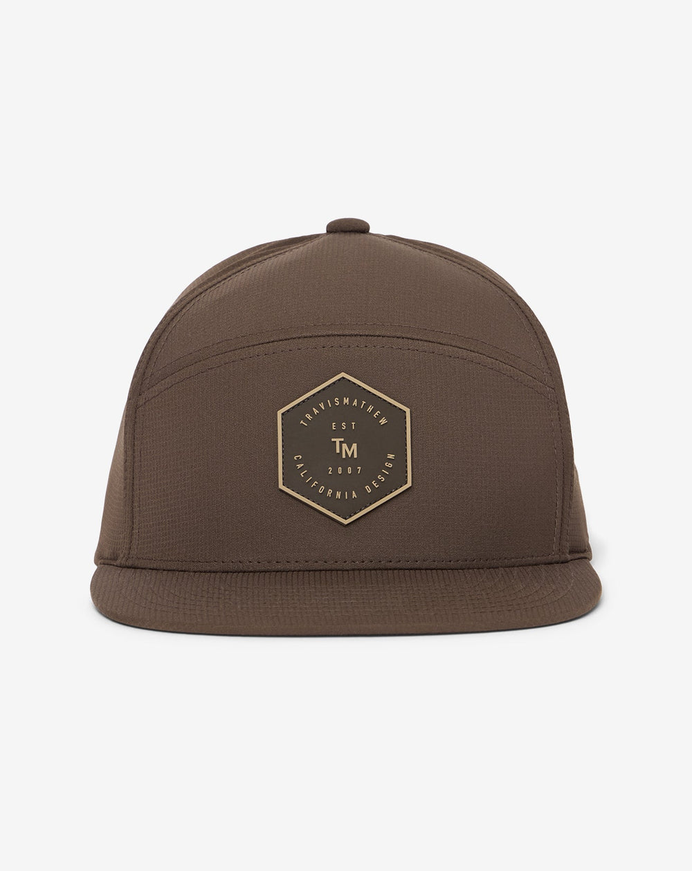 Chocolate Brown Travis Mathew Forward Swing Snapback Hat