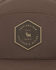 Chocolate Brown Travis Mathew Forward Swing Snapback Hat