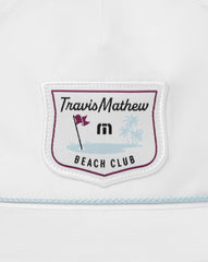 White Travis Mathew TM Beach Club Snapback Hat