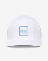 White Travis Mathew In The Line Up Fitted Hat
