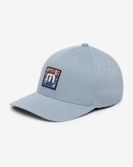 Heather Ash Blue Travis Mathew Table For Two Fitted Hat