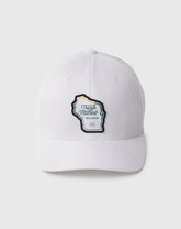White Travis Mathew Pavilion Fitted Hat