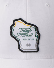 White Travis Mathew Pavilion Fitted Hat