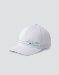 White Travis Mathew Fosse Fitted Hat