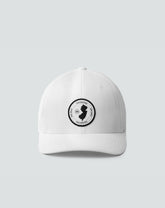 White Travis Mathew East Coast Time Fitted Hat