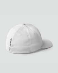 White Travis Mathew East Coast Time Fitted Hat