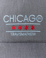 Heather Quiet Shade Travis Mathew South Side Fitted Hat