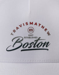 White Travis Mathew Beacon Hill Fitted Hat