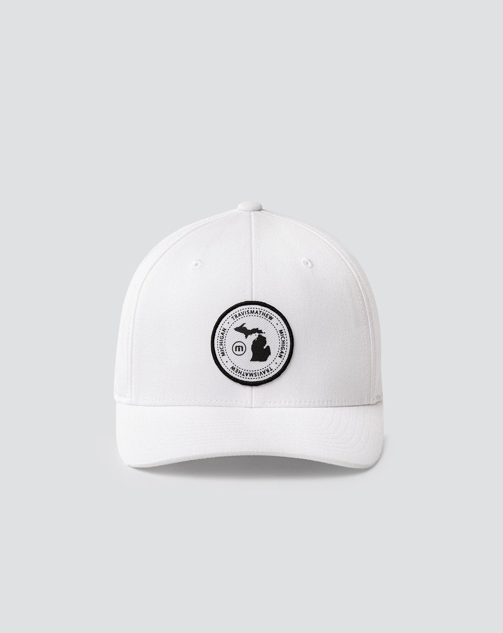 White Travis Mathew Sunset Clap Fitted Hat