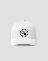 White Travis Mathew Sunset Clap Fitted Hat