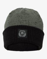 Dark Olive Travis Mathew Cloud Waffle Beanie