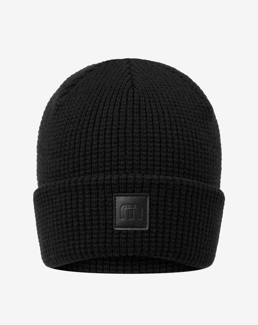 Black Travis Mathew Cloud Waffle Beanie