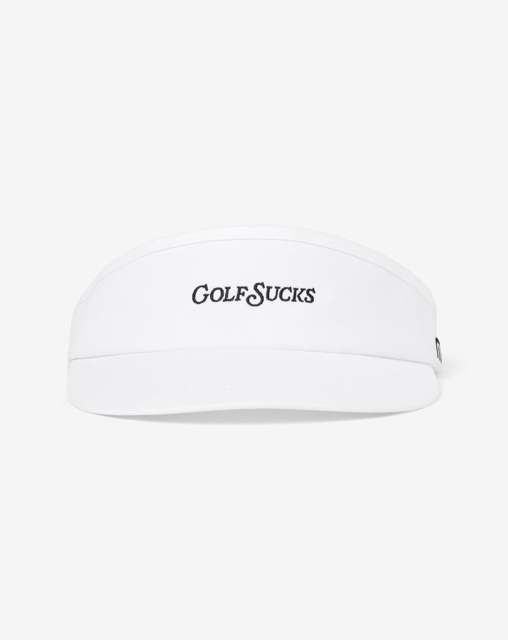 White Travis Mathew Golf Sucks Visor