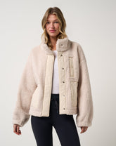 Brazilian Sand Travis Mathew Clubside Sherpa Jacket