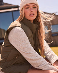 Grape Leaf Travis Mathew Moontide Bonded Puffer Vest