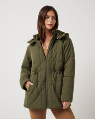 Grape Leaf Travis Mathew Mont Blanc Hood Puffer
