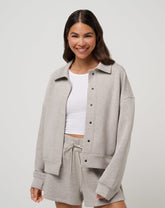 Heather Savannah Tan Travis Mathew Cloudscape Button Down