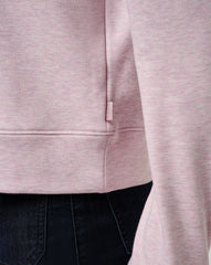 Heather Violet Ice Travis Mathew Cloud Fleece Half Zip 2.0