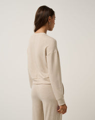 Heather Natural Travis Mathew Cloud Terry Crew