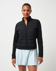 Heather Black Travis Mathew Skyloft Soft Espresso Martini Full Zip